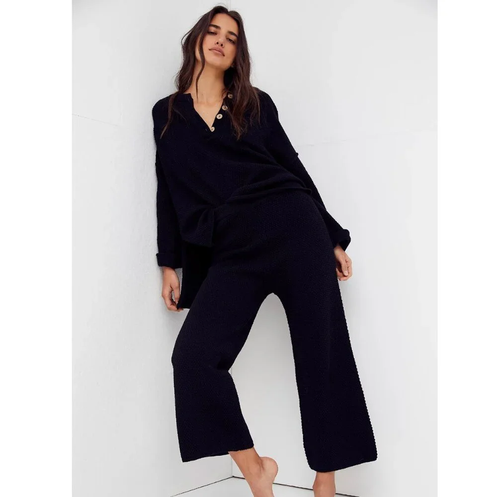 Free People Beach Hailee Cotton Pant / Medium - Picture 1 of 4